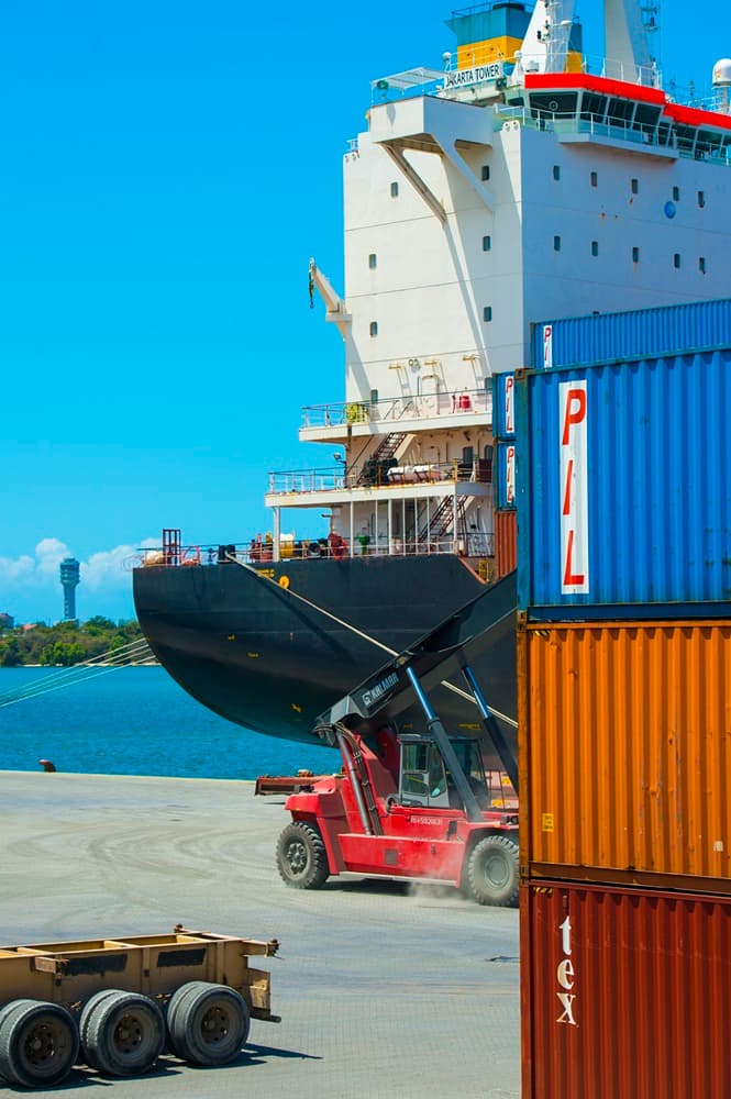Shipping for export